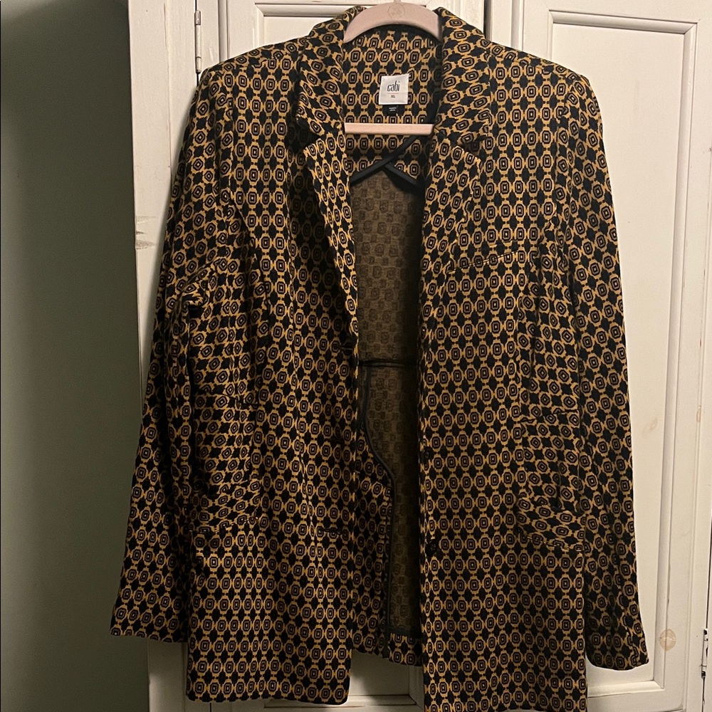 CAbi blue and gold Blazer